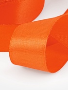 Лента атласная, 25 мм, 23±1 м, оранжевая - Фото 3