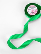 Лента атласная, 25 мм, 23±1 м, зелёная №19 - Фото 2