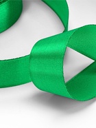 Лента атласная, 25 мм, 23±1 м, зелёная №19 - Фото 2