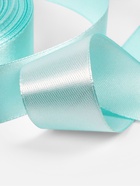 Лента атласная, 25 мм, 23±1 м, голубая №211 - Фото 4