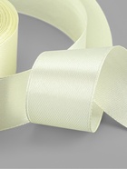 Лента атласная, 25 мм, 23±1 м, нежно-жёлтая №09 - Фото 3