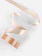 Лента атласная, 25 мм, 23±1 м, кремово-розовая №06 - Фото 2