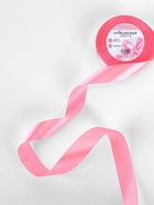 Лента атласная, 25 мм, 23±1 м, насыщенно-розовая - Фото 2