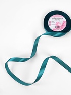 Лента атласная, 12 мм, 23±1 м, тёмно-бирюзовая №62 - Фото 2