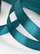 Лента атласная, 12 мм, 23±1 м, тёмно-бирюзовая №62 - Фото 4