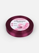 Лента атласная, 12 мм, 23±1 м, фиолетовая №252 - Фото 5