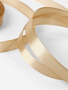 Лента атласная, 12 мм, 23±1 м, тёмно-бежевая №123 - Фото 2