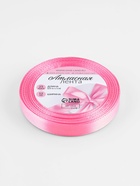 Лента атласная, 12 мм, 23±1 м, нежно-розовая №147 - Фото 4