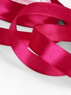 Лента атласная, 12 мм, 23±1 м, ярко-розовая №72 - Фото 3