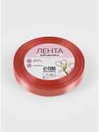 Лента атласная, 12 мм, 23±1 м, тёмно-розовая №102 3019746 - фото 319786001