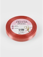 Лента атласная, 12 мм, 23±1 м, тёмно-розовая №102 3019746 - фото 319860224