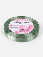 Лента атласная, 12 мм, 23±1 м, нежно-зелёная №65 - Фото 5