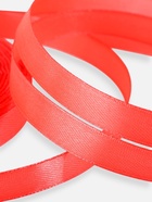 Лента атласная, 12 мм, 23±1 м, розовая №129 - Фото 3