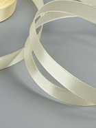 Лента атласная, 12 мм × 23 ± 1 м, цвет кремовый №64 - Фото 3