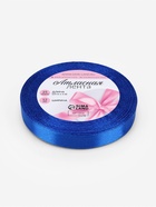 Лента атласная, 12 мм, 23±1 м, синяя №40 - Фото 5