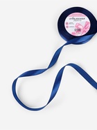 Лента атласная, 12 мм × 23 ± 1 м, цвет тёмно-синий №38 - Фото 1