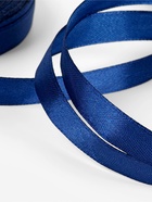 Лента атласная, 12 мм × 23 ± 1 м, цвет тёмно-синий №38 - Фото 3