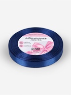 Лента атласная, 12 мм × 23 ± 1 м, цвет тёмно-синий №38 - Фото 4
