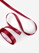 Лента атласная, 12 мм, 23±1 м, бордовая №37 - Фото 2