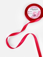 Лента атласная, 12 мм, 23±1 м, красная №33 - Фото 2