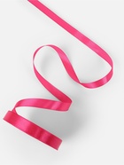 Лента атласная, 12 мм, 23±1 м, ярко-розовая №28 - Фото 3