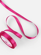 Лента атласная, 12 мм, 23±1 м, ярко-розовая №27 - Фото 3