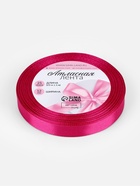 Лента атласная, 12 мм, 23±1 м, ярко-розовая №27 - Фото 5