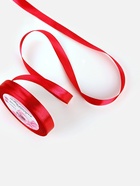 Лента атласная, 12 мм, 23±1 м, красная №26 - Фото 3