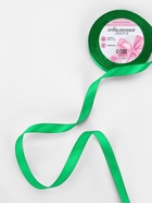 Лента атласная, 12 мм, 23±1 м, зелёная №19 - Фото 2