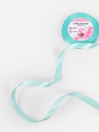 Лента атласная, 12 мм, 23±1 м, голубая №211 - Фото 2