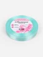 Лента атласная, 12 мм, 23±1 м, голубая №211 - Фото 5