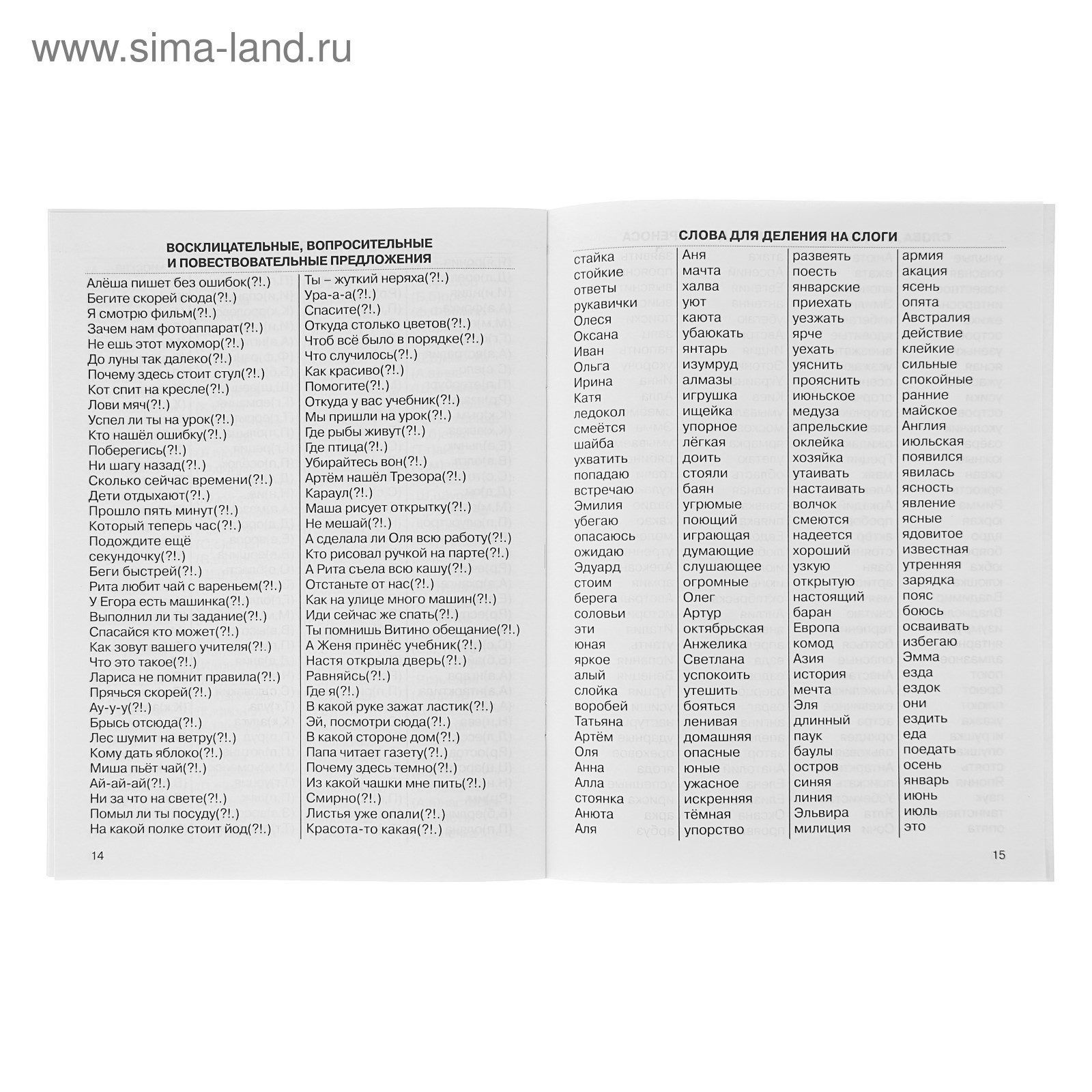 3000 примеров по русскому языку. 1 класс. Крупный шрифт. Узорова О. В.,  Нефёдова Е. А.