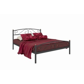 Кровать «Вероника плюс», 1400×2000 мм, металл, цвет чёрный
