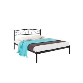 Кровать «Вероника», 1200×2000 мм, металл, цвет чёрный