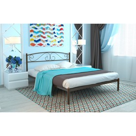 Кровать «Вероника», 200 × 140 cм, каркас коричневый