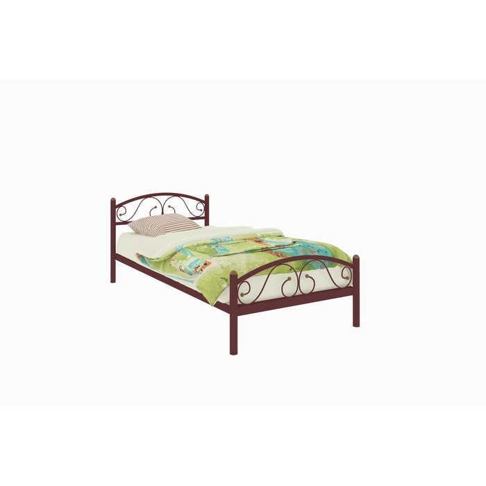 Кровать «Вероника Мини Плюс», 800 × 1900 мм, металл, цвет коричневый