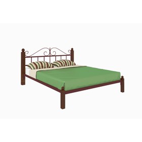Кровать «Диана Люкс», 1200×2000 мм, металл, цвет коричневый