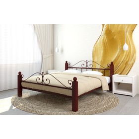 Кровать «Диана Люкс Плюс», 1200×2000 мм, металл, цвет коричневый