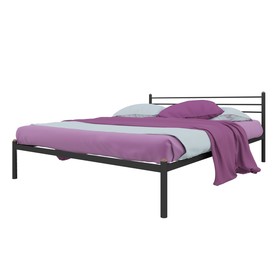 Кровать «Милана», 1200×2000 мм, металл, цвет чёрный