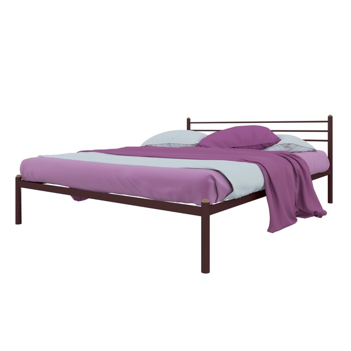 Кровать «Милана», 1400×1900 мм, металл, цвет коричневый