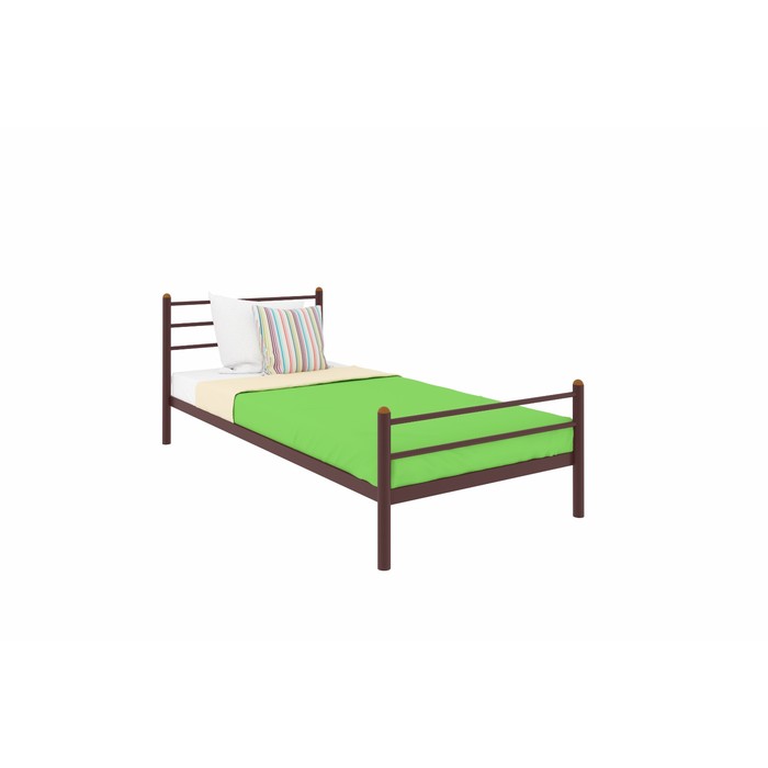 Кровать «Милана Мини Плюс», 800×1900 мм, металл, цвет коричневый
