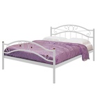 Кровать двуспальная «Надежда Плюс», 1800×2000 мм, металл, цвет белый 3668567