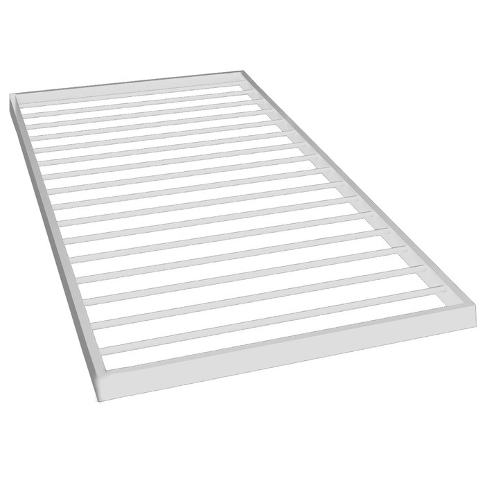 Кровать «Милана Дуо», 900×2000 мм, металл, цвет белый - фото 1908386169