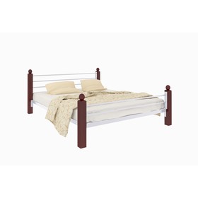 Кровать «Милана Люкс Плюс», 1200×2000 мм, металл, цвет белый