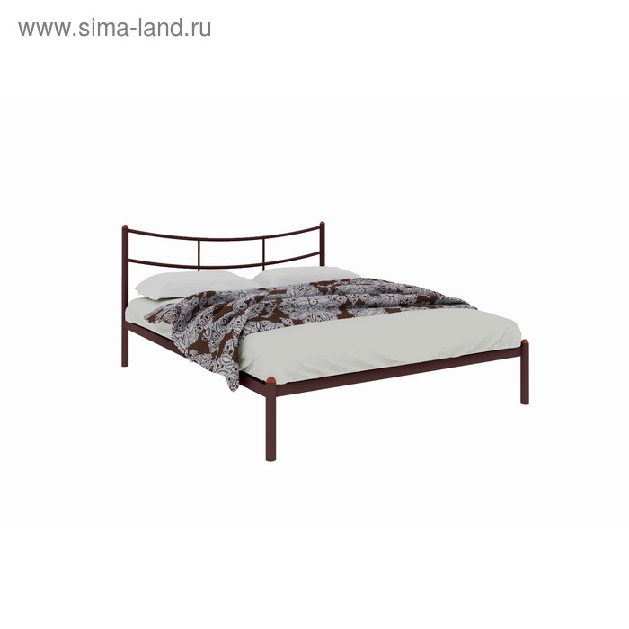 Кровать «Софья», 1200×2000 мм, металл, цвет коричневый - Фото 1