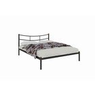 Кровать «Софья», 1600×1900 мм, металл, цвет чёрный - Фото 1