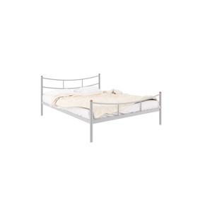 Кровать «Софья Плюс», 1400 × 2000 мм, металл, цвет белый