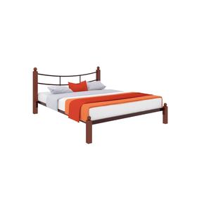 Кровать «Софья Люкс», 1200×2000 мм, металл, цвет коричневый