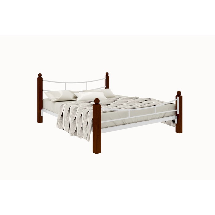 Кровать «Софья Люкс Плюс», 1200×2000 мм, металл, цвет белый