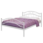 Кровать двуспальная «Надежда Плюс», 1600×2000 мм, металл, цвет белый 3668570